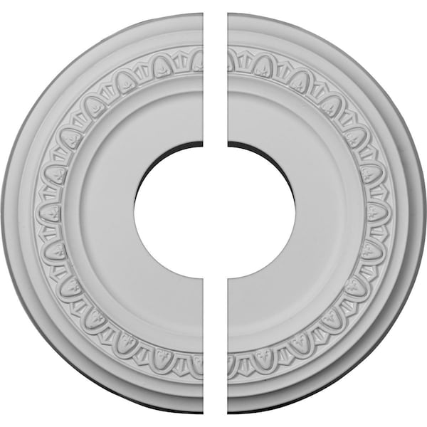 Ekena Millwork Jackson Ceiling Medallion, Two Piece (Fits Canopies up to 7 3/8"), 12 1/4"OD x 4"ID x 1 1/8"P CM12JA2 - main